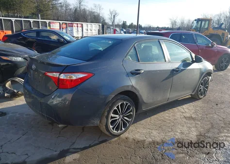 2016 Toyota Corolla S Plus из США, поврежденный, VIN 5YFBURHEXGP548637